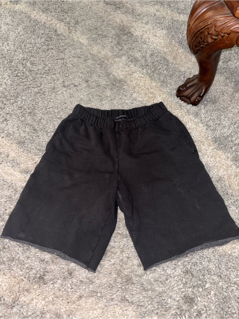 Brandy Melville Black Sweatshort Jorts
